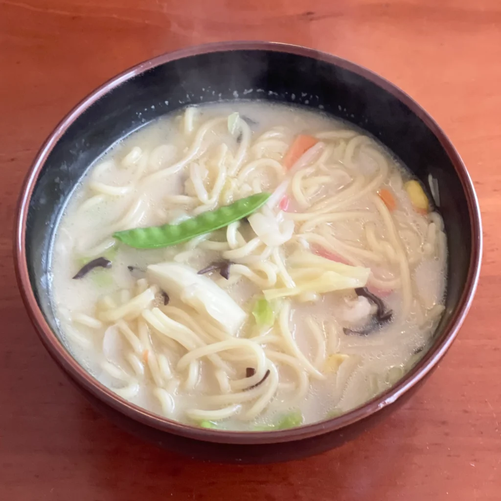 パルシステムの調理後のちゃんぽん麺